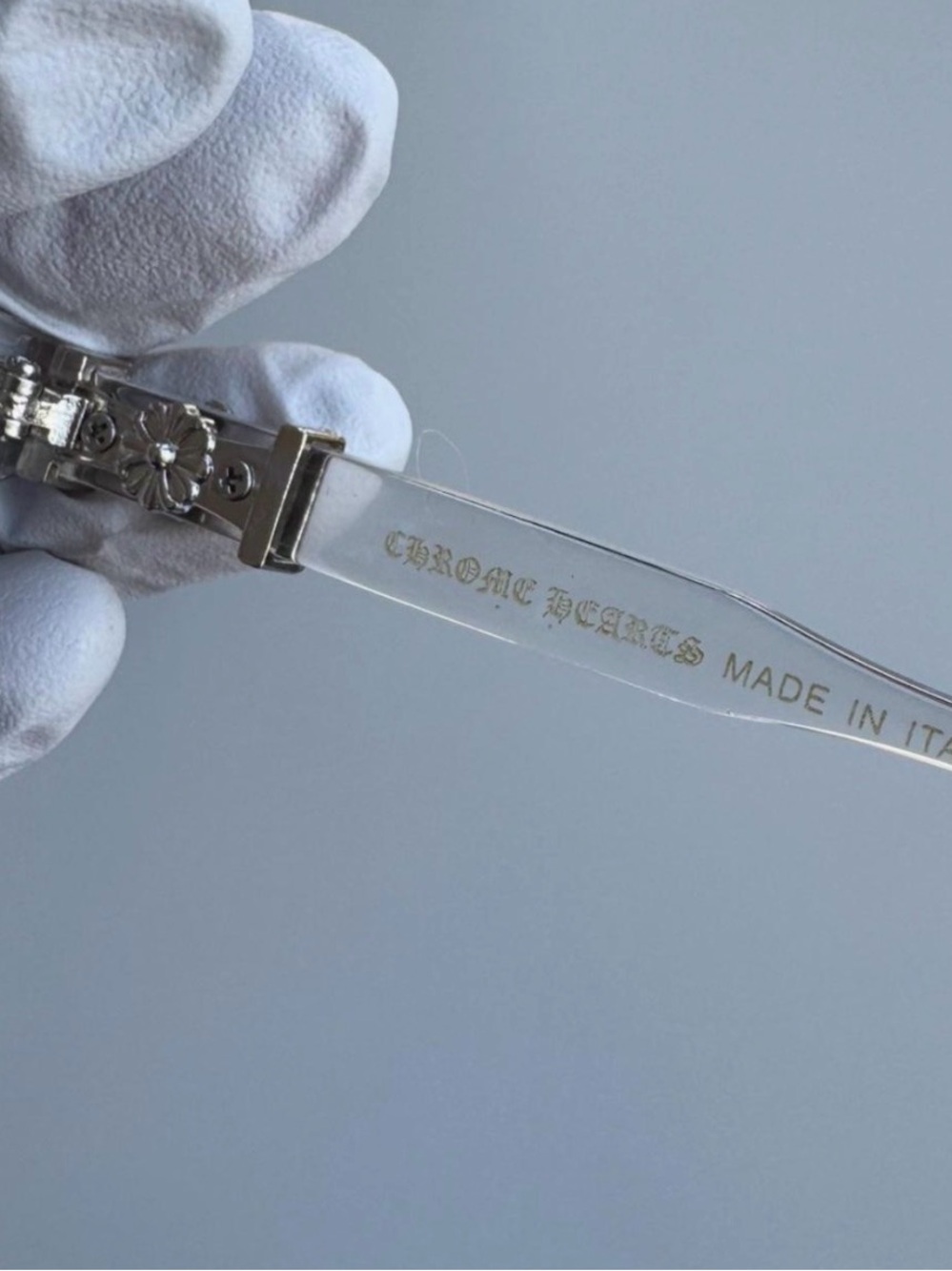 Chrome Hearts Clear with Logo and Silver Hardware - Picture 3 of 4